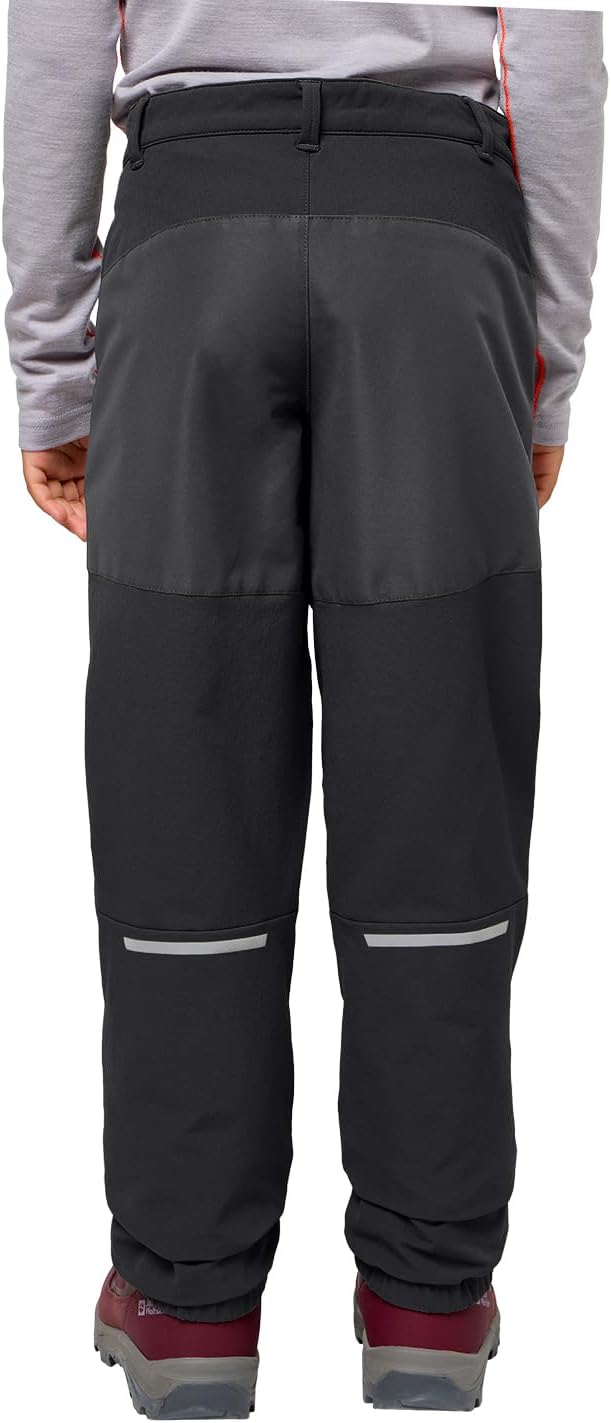 Jack Wolfskin Unisex Kinder Wanderhose Rascal Winter Pants K, Schwarz
