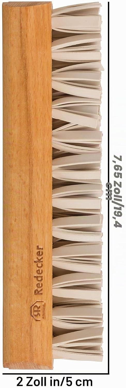 REDECKER Fusselbürste mit Naturkautschuk, 18 cm