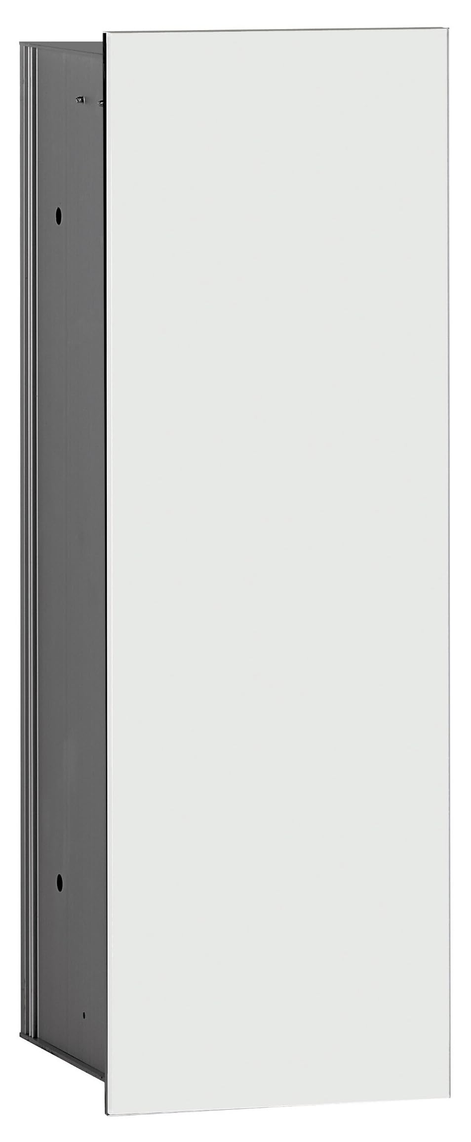 EMCO Asis 2.0 WC-Bürstengarnitur-Unterputz-Modul, platzsparender Stauraum aus hochwertigem Aluminium