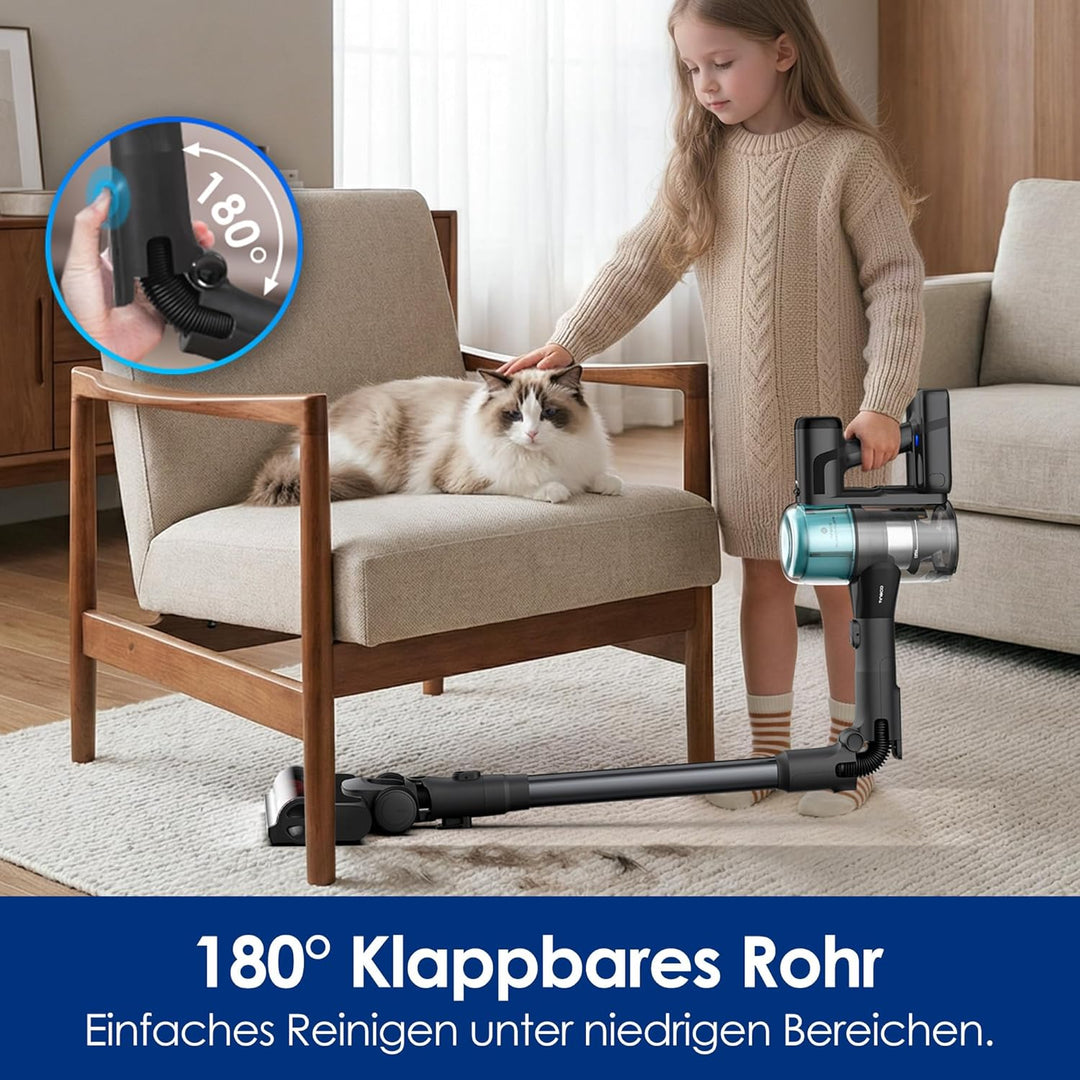 Tineco Pure ONE S50 PRO Pet Akkusauger, ZeroTangle, 200AW Saugleistung.