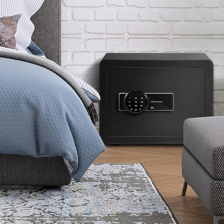 LIFEZEAL 33 L Safe Tresor, Möbeltresor mit elektronischem Zahlenschloss & Schlüssel, Digital Wandtre