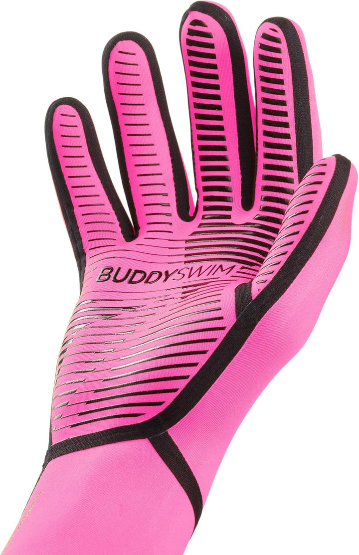 Buddyswim 2,5 mm Dicke Neoprenhandschuhe für das Freiwasserschwimmen. Kälteisolierende Handschuhe au