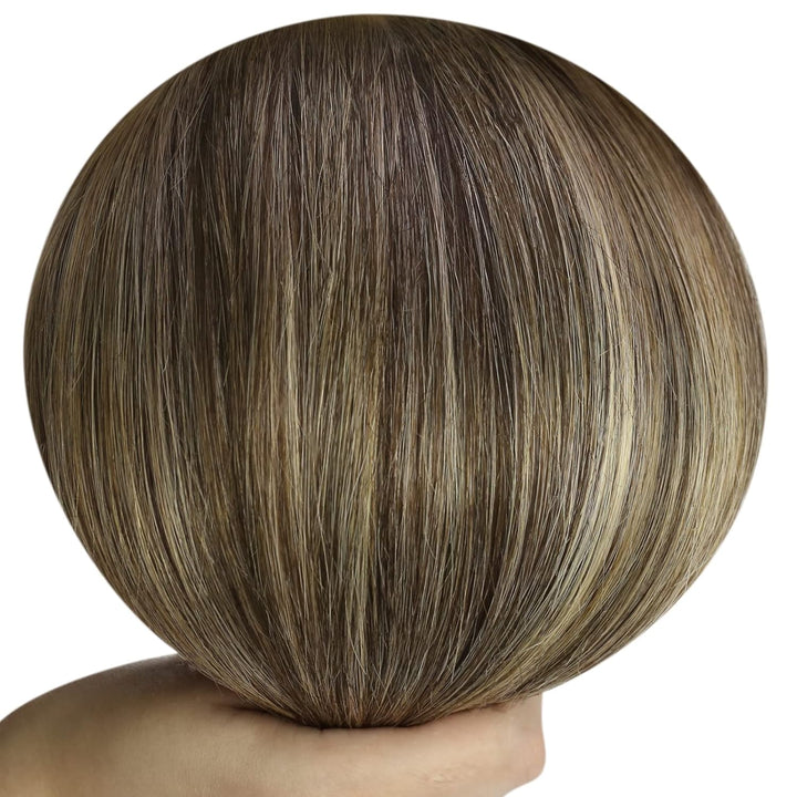 YoungSee Echthaar Tressen Balayage Tressen Echthaar Schwarz Ombre Braun Blond Haartressen Echthaar 5