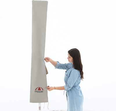 doppler Sonnenschirm Schutzhülle Expert - Für Gartenschirme bis 300 cm - Mit Stab - Für eine komfort