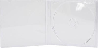 DragonTrading® CD-/DVD-Hüllen, transparent, Profi-Qualität, 10 Stück