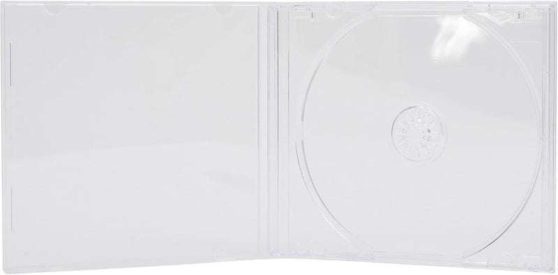DragonTrading® CD-/DVD-Hüllen, transparent, Profi-Qualität, 10 Stück