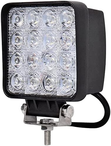 10X 48W 16 LEDs Offroad Lampe LED Arbeitsscheinwerfer Flutlicht Reflektor Arbeitslicht Zusatzscheinw