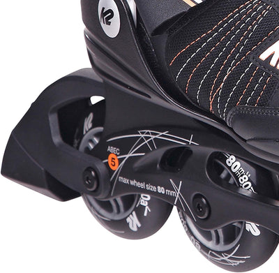 K2 Damen Alexis 80 Inline Skates EU: 39 (UK: 5.5 / US: 8) black - orange, EU: 39 (UK: 5.5 / US: 8) b