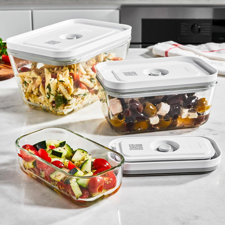 ZWILLING ZWILLING VAKUUM BOXSET, S/M/L / 3-TLG, GLAS, WEISS Fresh & Save