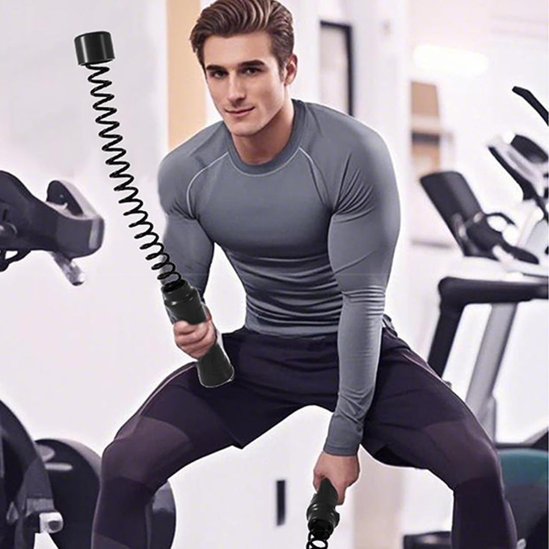 Battle Rope – 2 tragbare Arm-Übungsseile | Multifunktionales Fitnessgerät für das Training zu Hause