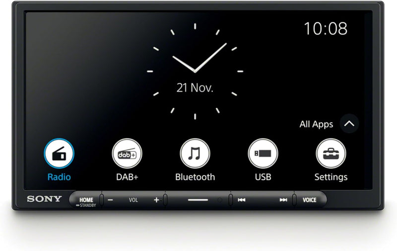 Sony XAV-AX4050ANT - 2 DIN, 6.95" Media Receiver mit Wireless CarPlay & AndroidAuto (4x55W, USB-C, 3