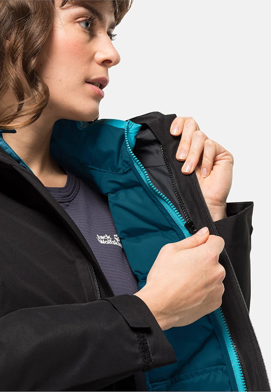 Jack Wolfskin Damen Dna Tundra Jacke L Blue Coral, L Blue Coral