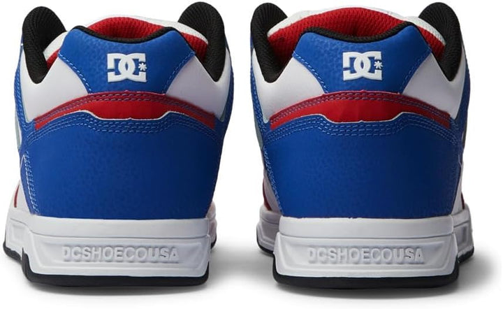 DC Shoes Herren StagSneaker 44 EU Red White Blue, 44 EU Red White Blue