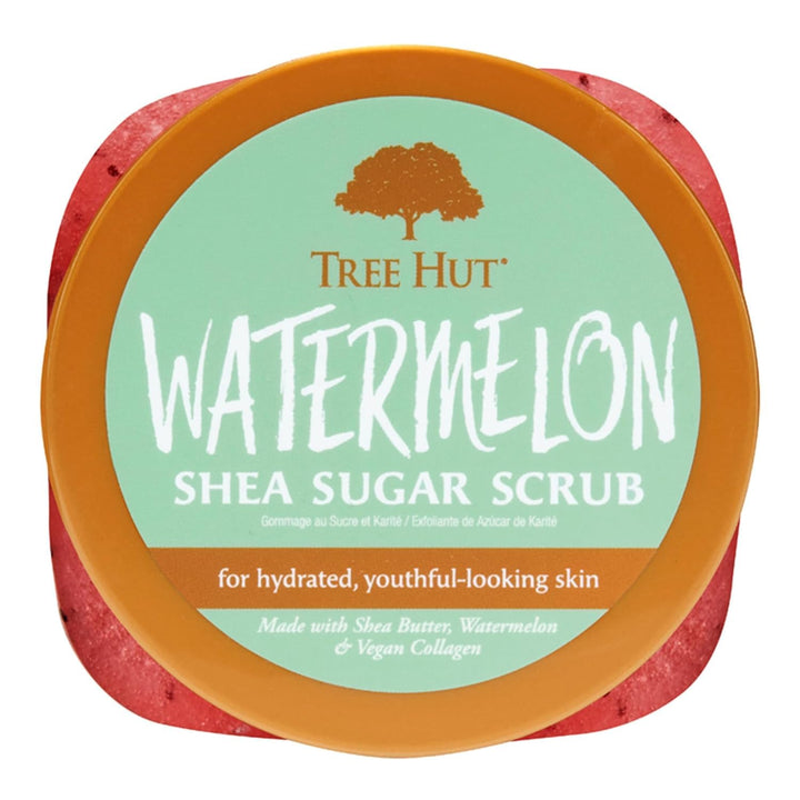 Tree Hut Watermelon Shea Sugar Scrub, 510.3 g, Ultra Hydrating and Peeling Scrub for Nourishing Esse