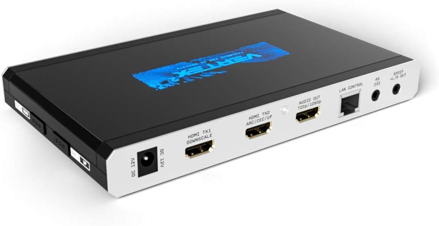 HDFury Vertex² HDF0115 4K HDMI Matrix-Umschalter und Extender 4x2, 18.5 x 11.5 x 2.4 Vertex² Single,