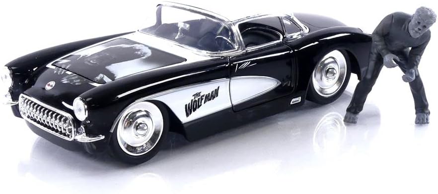 Jada Toys-32195BK Miniaturauto, Schwarz