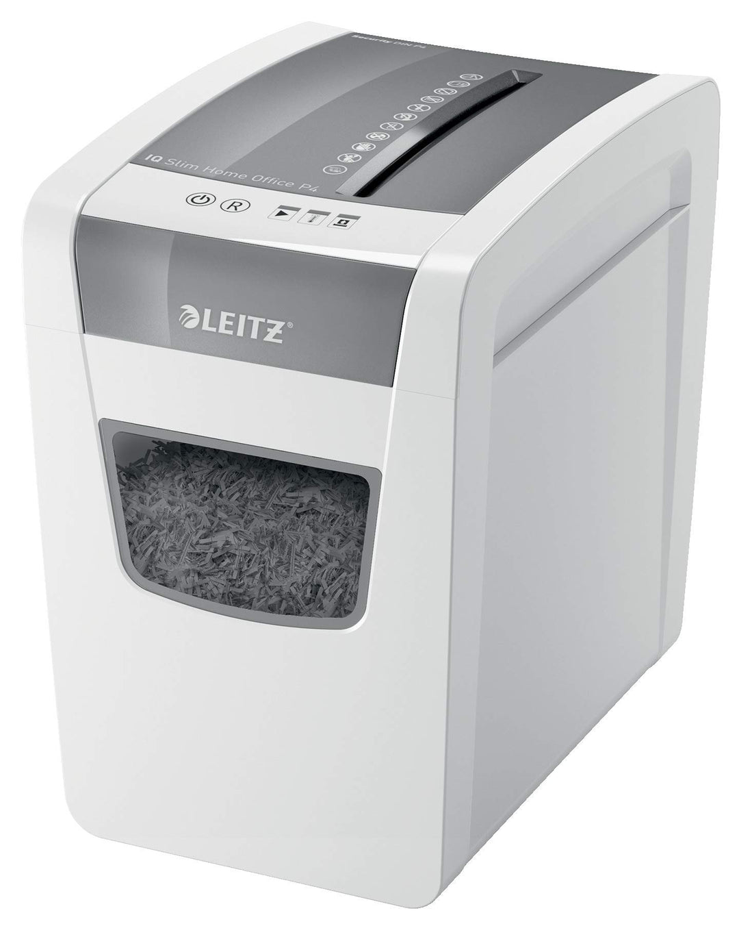 Leitz IQ SL Home Office Aktenvernichter,Sicherheitsstufe P4, 10 Blatt Kapazität (70-80 g/m²), 23L Ab