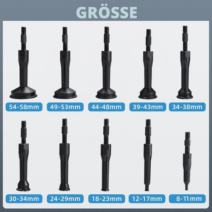 BOOMSTART 16tlg Innenlager Abzieher Innenabzieher Set, 5-58mm Lager Innenabzieher Set, Kugellager La