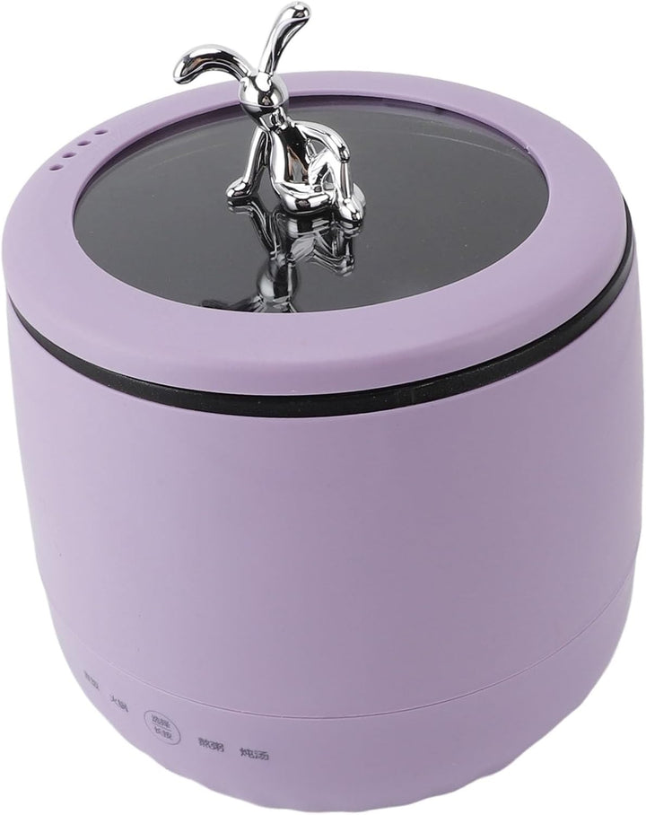 Mini-Reiskocher Multifunktional für 2 Personen, 1,8 L, 450 W, tragbar, EU-Stecker 220 V (PURPLE), PU