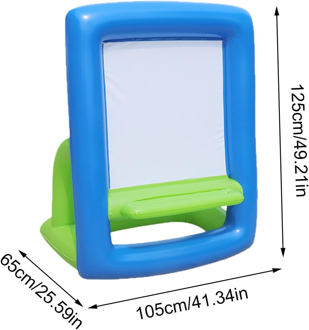 Inflatable Washable PVC Art Easel | Washable Reusable PVC Creative Coloring | Paint Station Drawing