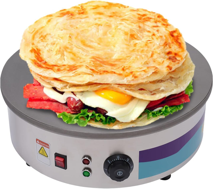 Crepes Maker Crepes Platte,Elektrische Crepe Maker, Crepe Maker mit Spreader &amp; Spatula,17,7 Zoll,3 k