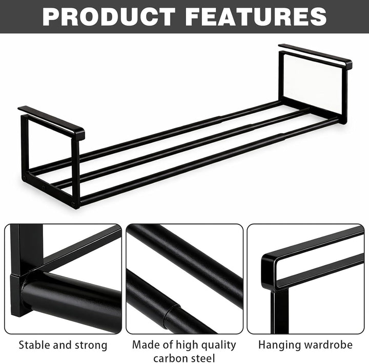 Ausziehbarer Schrank Organizer 40–70 cm, Hängender Schuhorganizer und Regalablage für Schrank, Küche