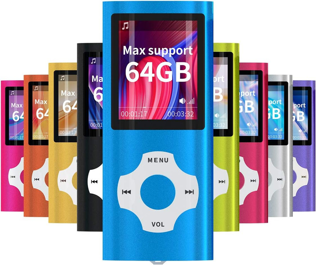 Mymahdi MP3 / MP4 beweglicher Spieler, dunkelblau mit 1.8 Zoll LCD-Schirm und Memory Einbauschlitz,