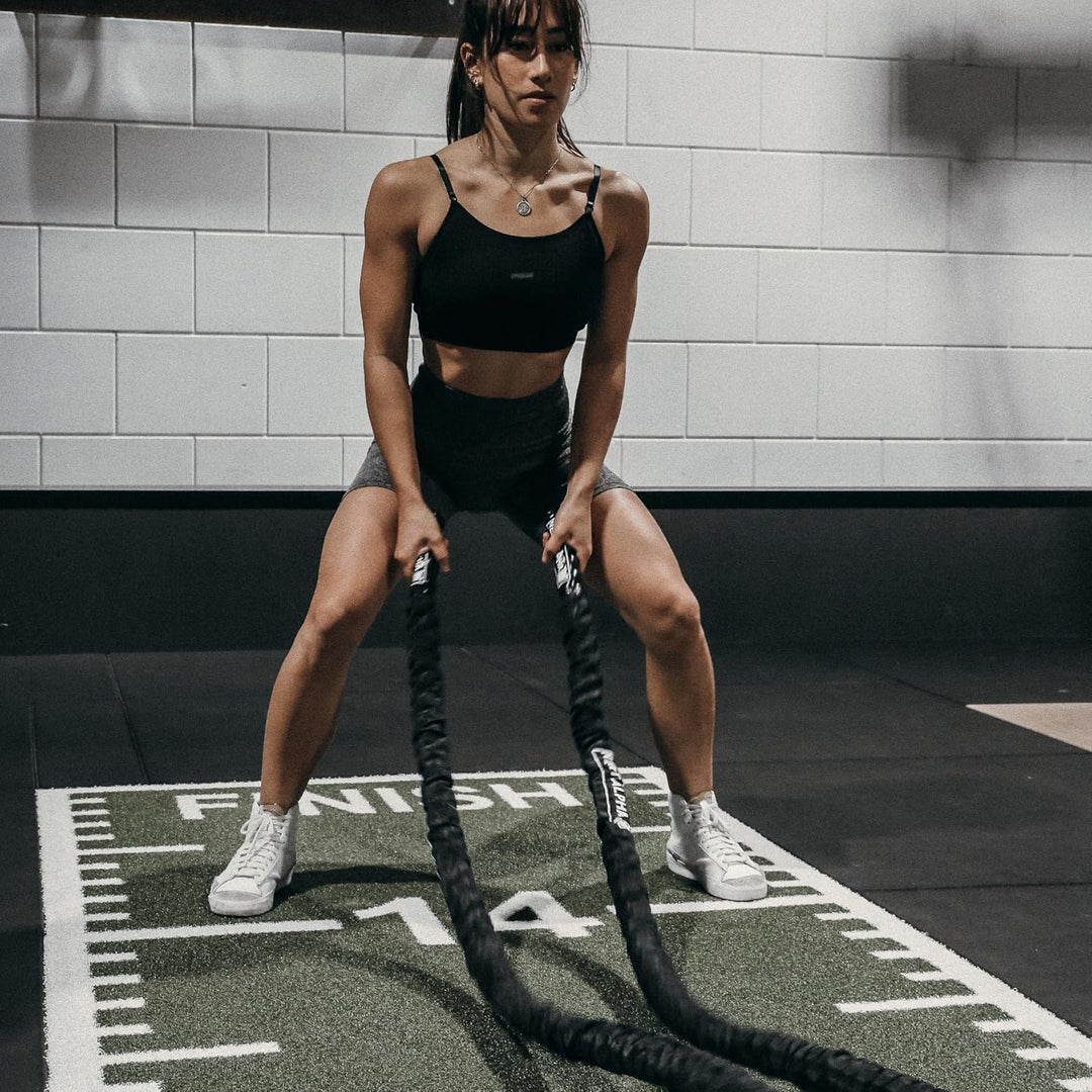 Battle Rope, 38mm/50mm, 9m/12m/15m, Schutzhülle, Wandanker, Workout Instruction Poster 50mm x 15m Sc