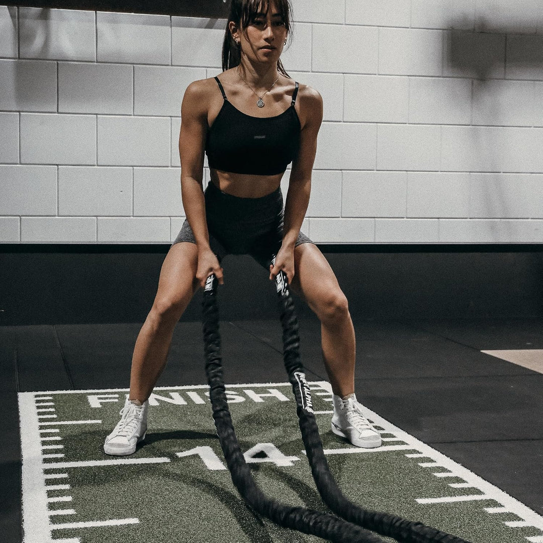 Battle Rope, 38mm/50mm, 9m/12m/15m, Schutzhülle, Wandanker, Workout Instruction Poster 50mm x 15m Sc