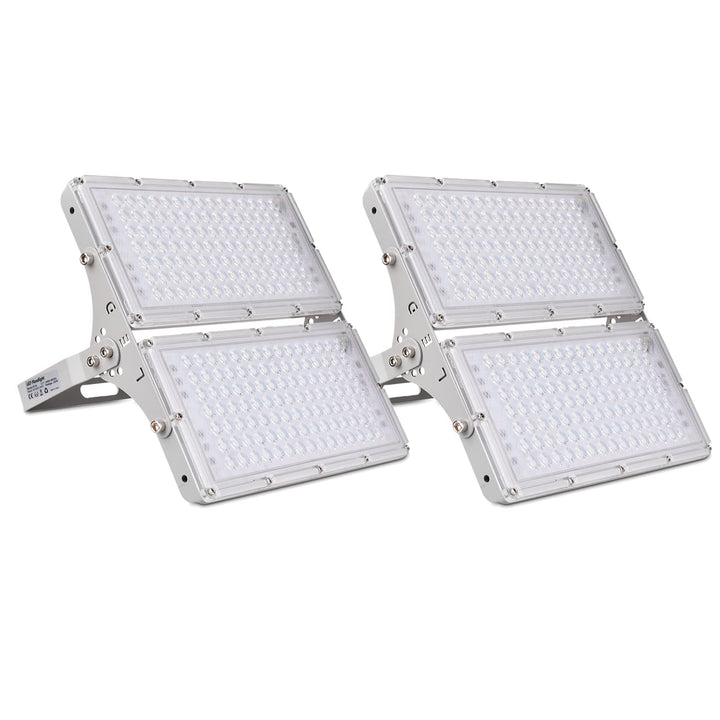 Sararoom 2 Stück LED Strahler Aussen 200W 20000LM Superhell LED Fluter IP65 Wasserfest LED Strahler