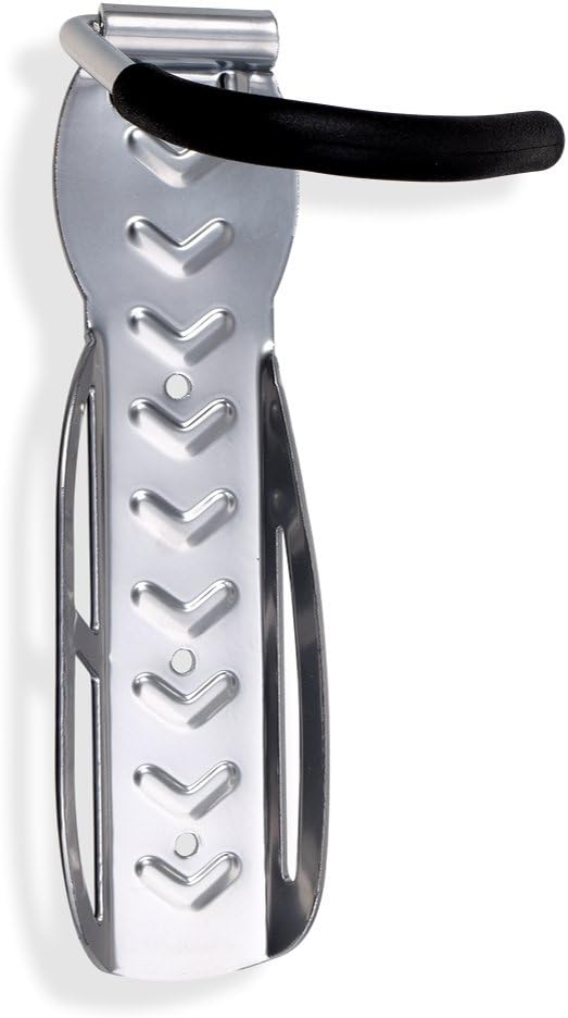 Schramm® 4 Stück Fahrradhalter Wandhalterung Silber Fahrradhalterung für 4 Fahrräder Wandhalterungen