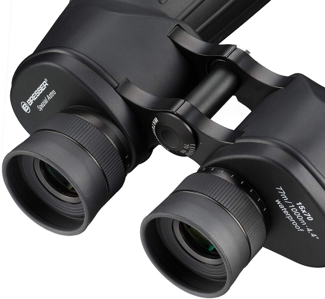 Bresser Fernglas Spezial Astro SF 15x70 wasserdicht mit grosser mehrschichtvergüteter Bak4 Optik, Ei