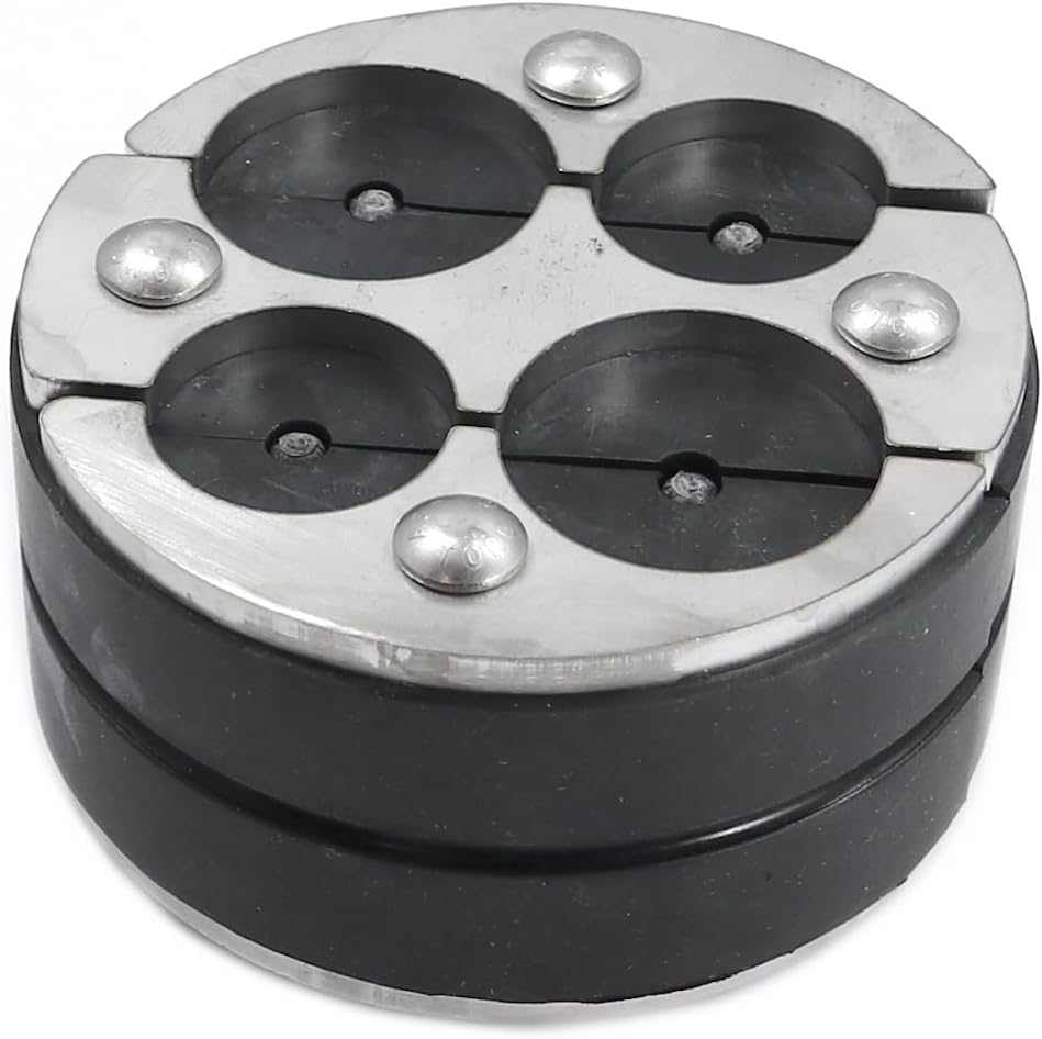 WITTKOWARE 100mm Mauerdurchführung (Ringraumdichtung), geteilt, für bis zu 4 Kabel/Rohre (4X 6-30mm)
