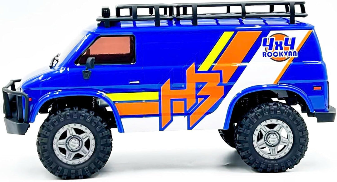 HOBBYPLUS CR18P EVO 2 RockVan RC Crawler - 1/18 Mini RC Crawler mit Zwei-Gang-Getriebe, Ganzmetallge