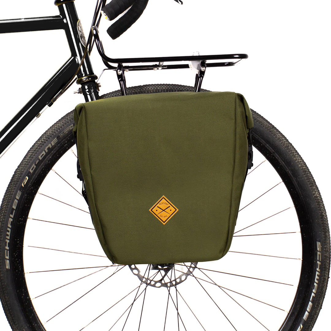 RESTRAP Panier Fahrradtasche Klickfix 13L/22L, wasserdicht S Oliv, S Oliv