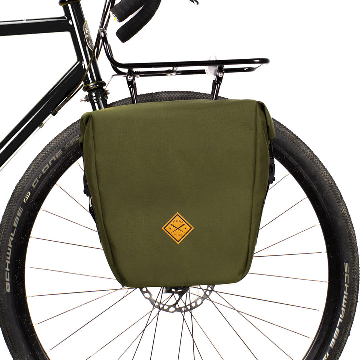 RESTRAP Panier Fahrradtasche Klickfix 13L/22L, wasserdicht S Oliv, S Oliv