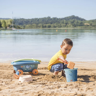 Smoby Grün gefüllter Strandwagen