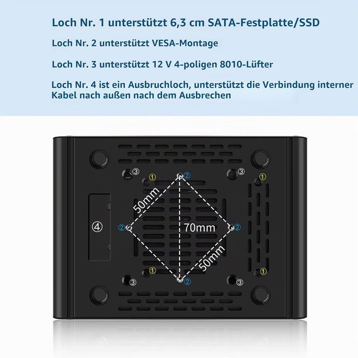 Firewall Mini PC J6413 4 Core, 4 x i226V 2.5GbE LAN OPNsense Router Micro Appliance, DDR4 8GB RAM 12