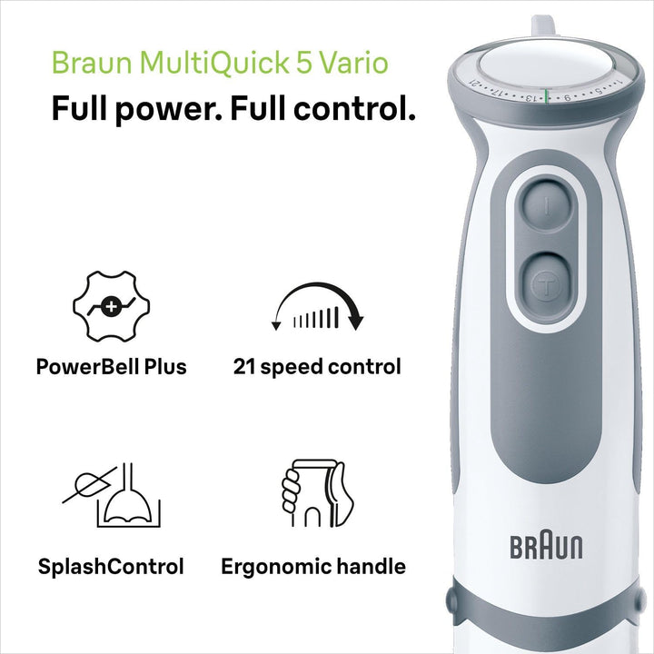 Motorgruppe für Braun Multiquick und Minipimer MR 6500, Weiss / Grau