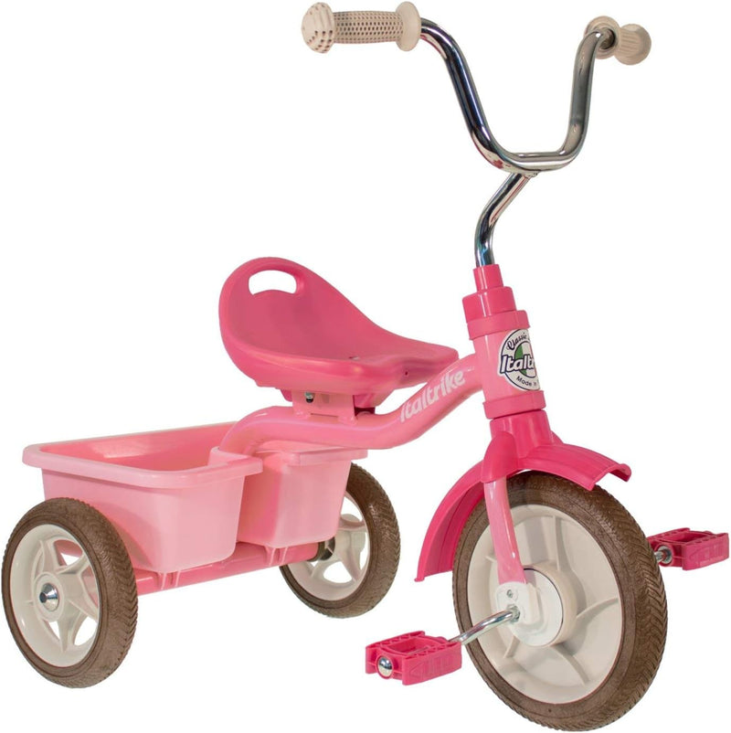 Unbekannt Italtrike Classic Line Transporter Kinder Dreirad Tricycle 2-5 Jahre Pink, Pink