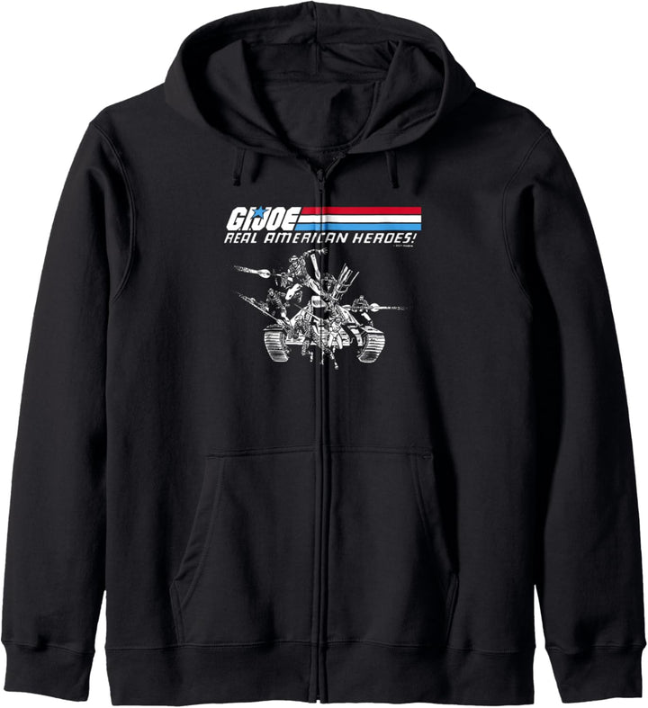 G.I. Joe Group Shot Stripes Real American Heroes Kapuzenjacke