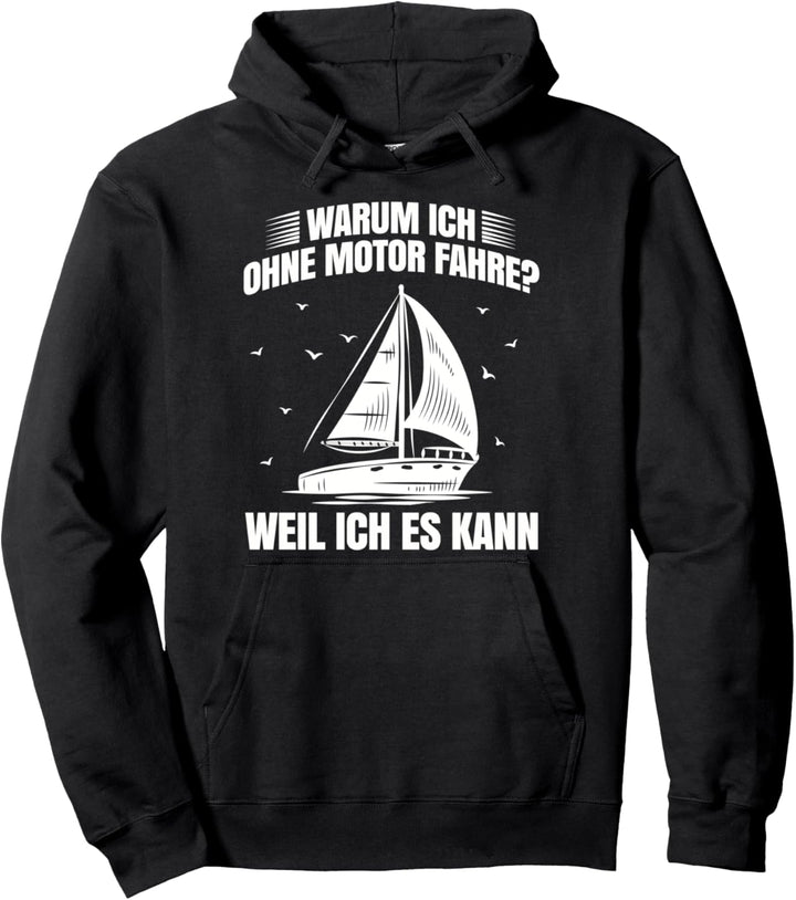 Segler Segelboot Anker Matrose Seemann Kapitän Pullover Hoodie