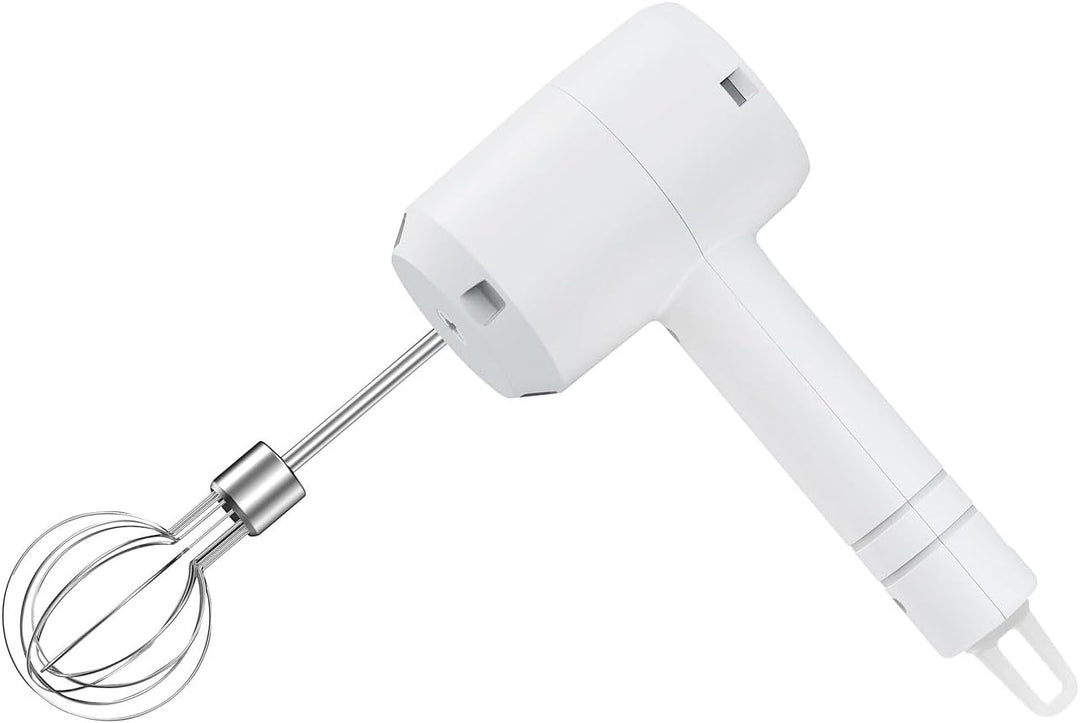 Rosenstein & Söhne Akku Mixer: 3in1-Akku-Handmixer, Zerkleinerer und Schneebesen, USB, 20 Watt (Hand