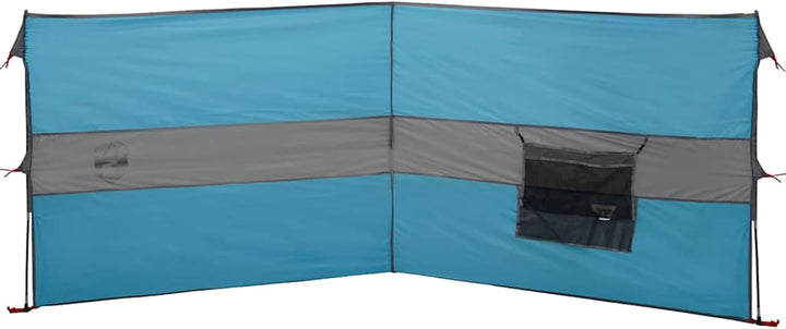 Gecheer Camping Windschutz Strand Windschutz Windschutz für Camping Blau 344x120 cm Wasserdicht 344
