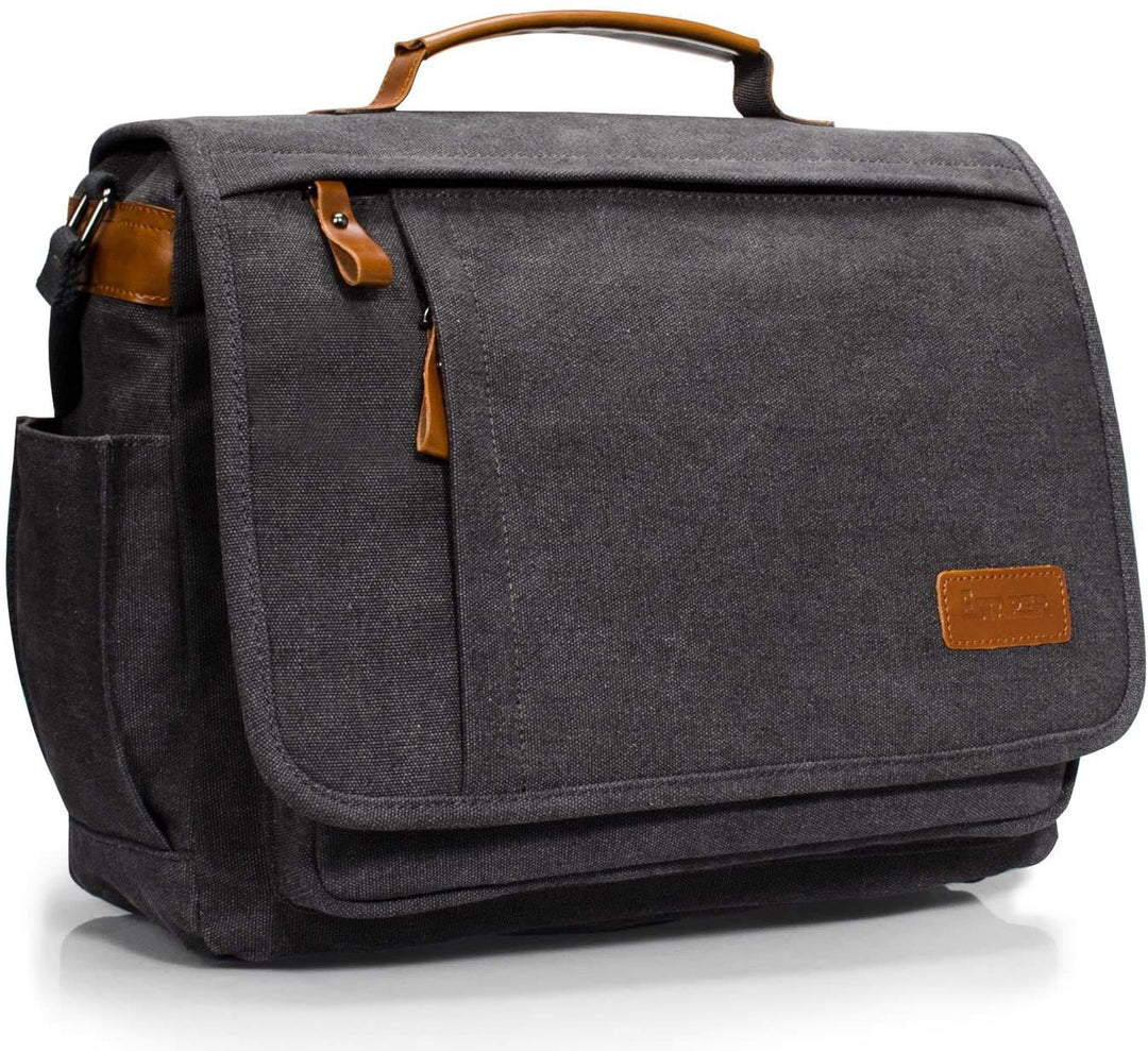 Estarer Umhängetasche 14 Zoll Laptoptasche Messenger Bag für Alltag Sport Reise, S