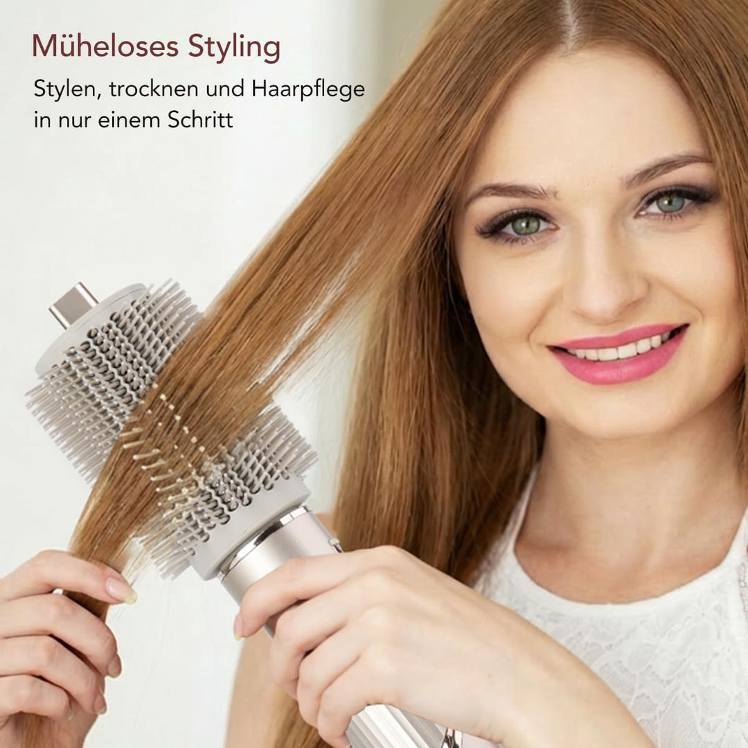 Runde Volumenbürste für Shark FlexStyle, Voluminöse Styles mit weniger Frizz dank kontrolliertem Luf