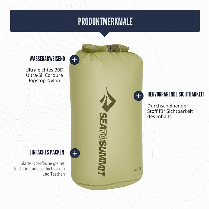 Sea to Summit Ultra-SIL Dry Bag 20L Blue Atoll Blue Atoll 20, Blue Atoll 20