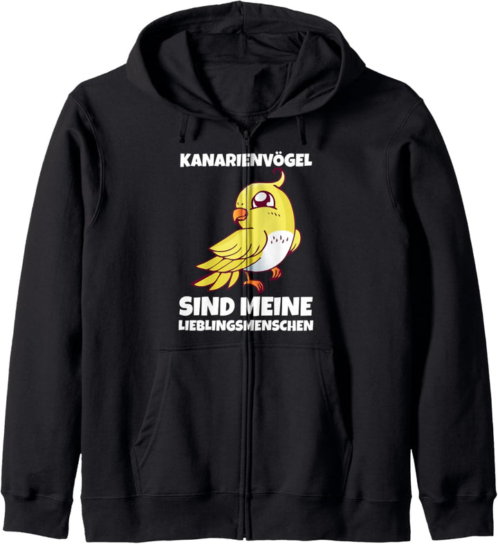 Vogel Vogelfreund Kanarienvogel Kapuzenjacke