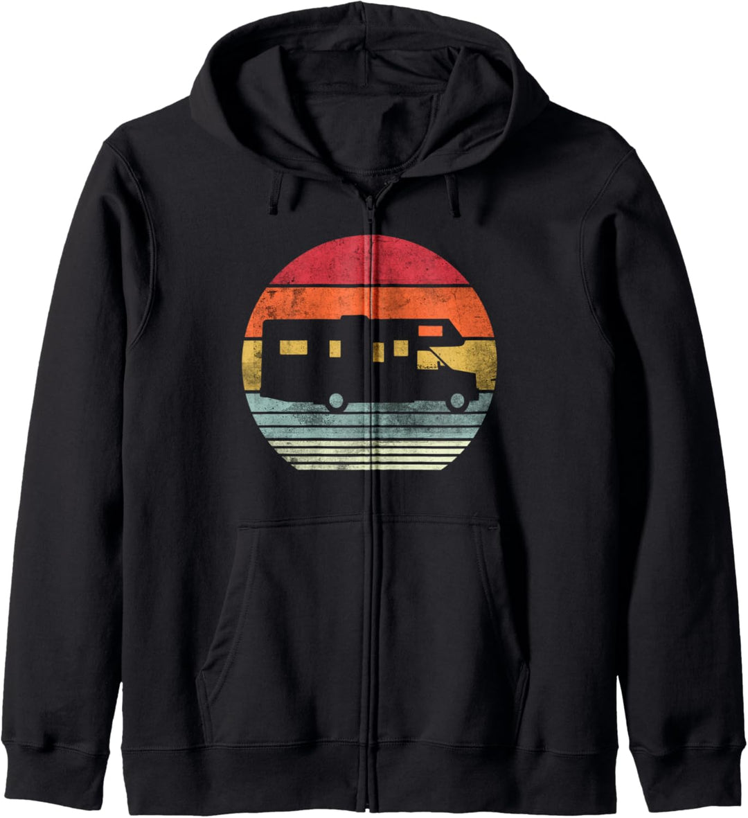 RV Camping Camper Distressed Gift Men Women Kapuzenjacke