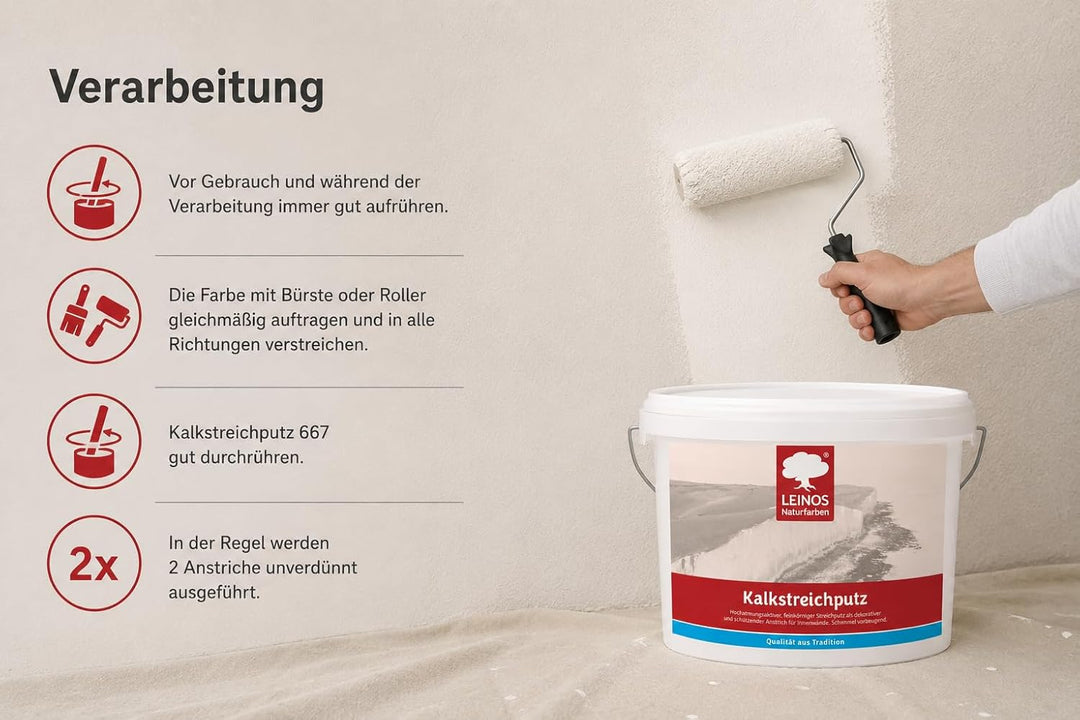 Leinos 667 Kalkstreichputz 10,00 l